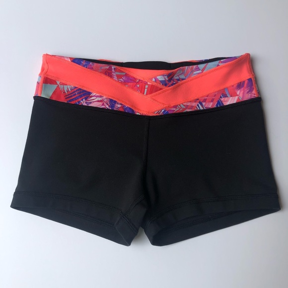 lululemon athletica Other - Ivivva by Lululemon Rhythmic Shorts Black & Orange